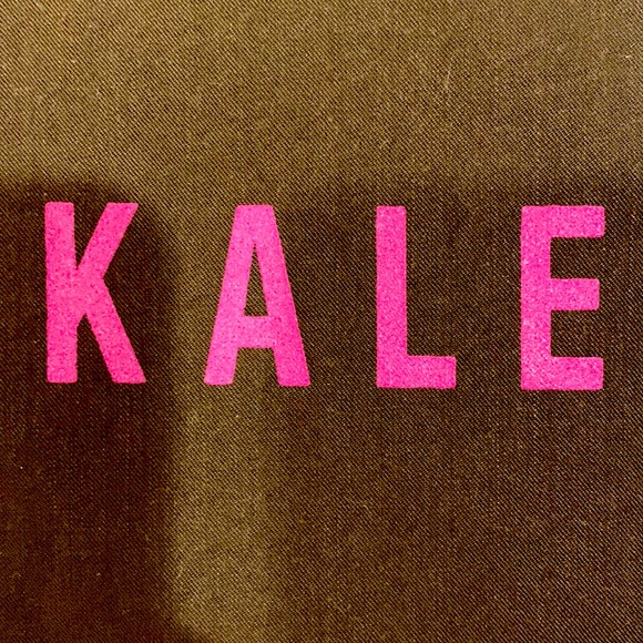 KALE BROWN AND PINK DUSTER BAG WITH CINCH TIE CLOSURE FOR SHOES,BOOTS OR BAGS - Picture 2 of 5